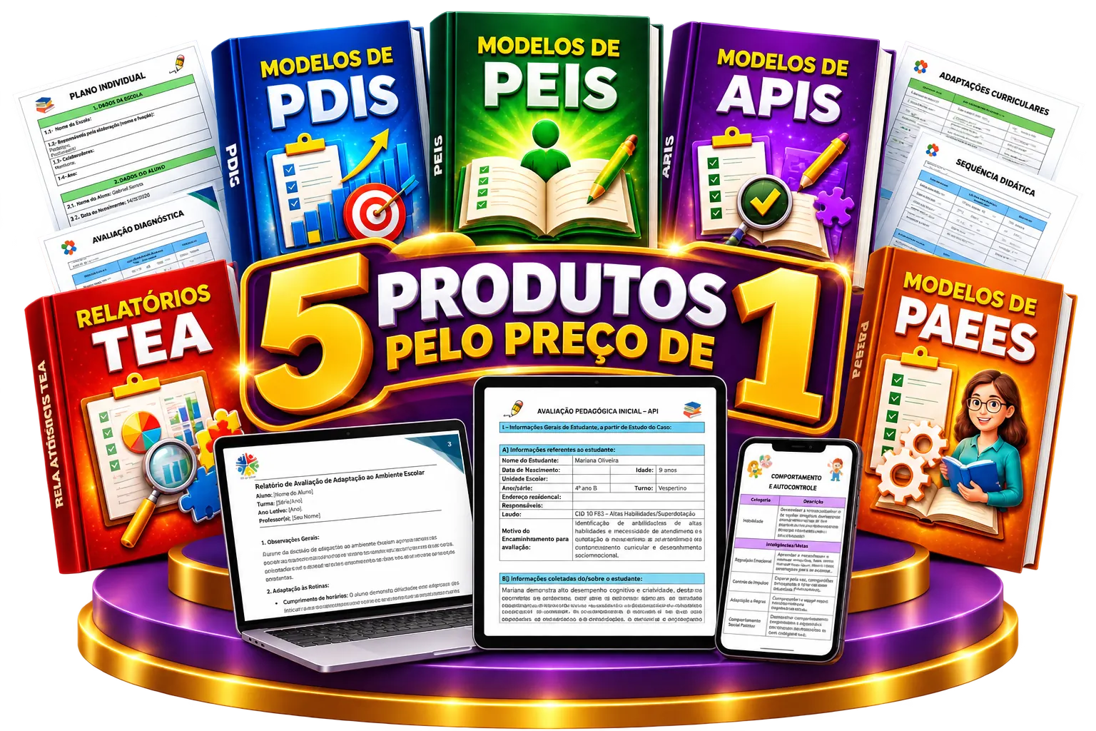 Super Combo de modelos pedagógicos